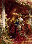Victory A Knight Being Crowned With A Laurel Wreath Frank Bernard Dicksee